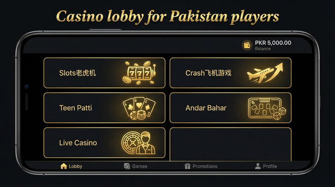 Lobby view of 3patti crown for Pakistan users - 4